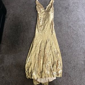 Brand New Gold Sequence Dress